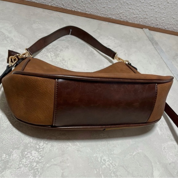 NWOT Jen & Co patchwork leather reversible bag - Picture 4 of 8